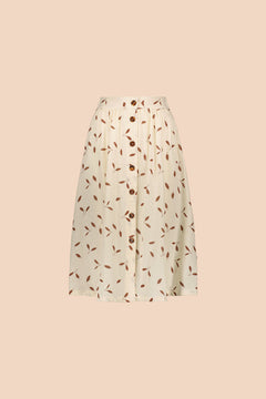 Button Skirt Wind
