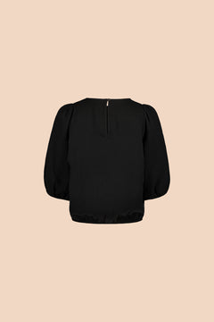 Cropped Blouse Black