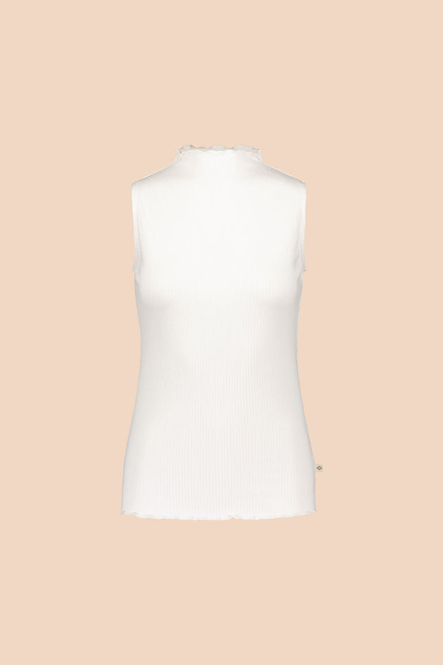 Rib Top White