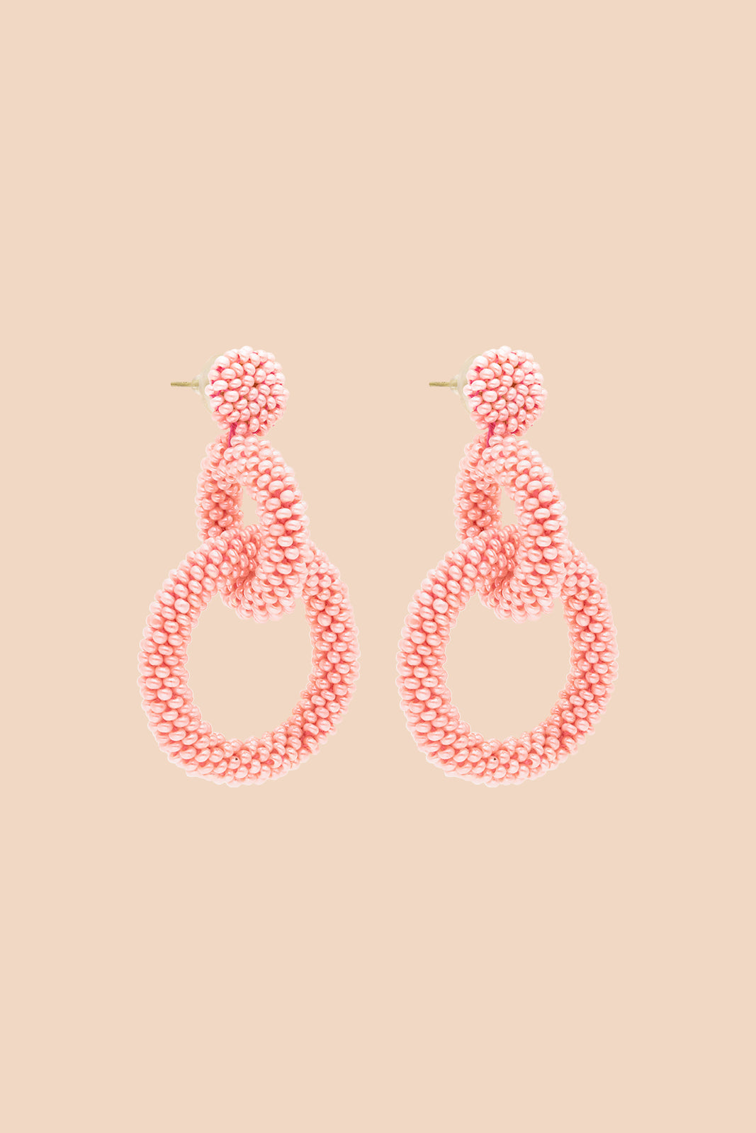 Gia Earrings Pearl Pink