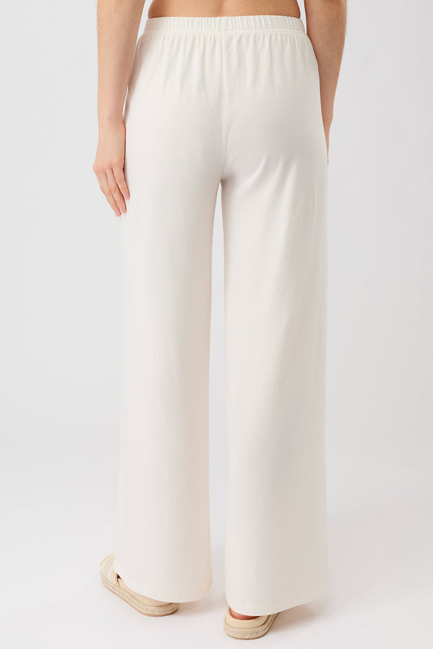 Cozy Day Pants White