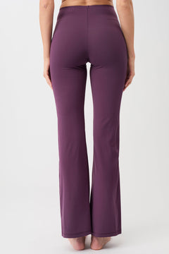 Flared Workout Pants Purple Passion