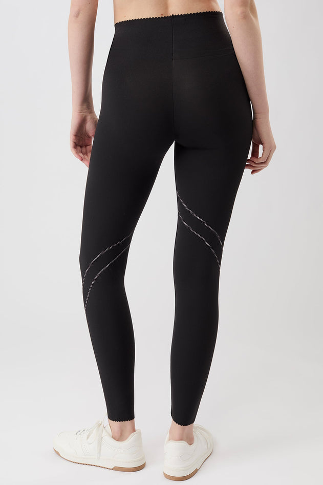 High Waist Surf Leggings Black