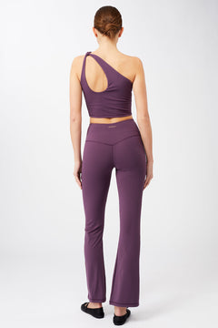 Flared Sports Pants Purple Passion