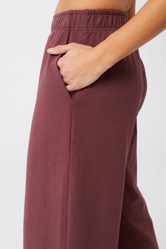 Holistic Wrap + Wild Leg Pants Cropped Ruby