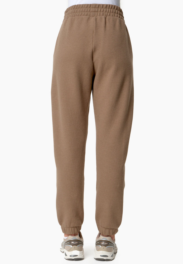 Pariss Waffle Joggers Gravel