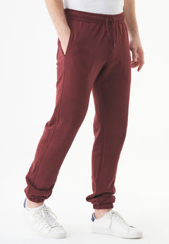 Pars Soft Touch Organic Cotton Sweatpants Bordeaux