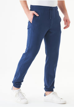 Pars Soft Touch Organic Cotton Sweatpants Navy