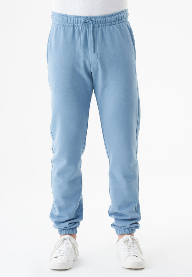 Pars Soft Touch Organic Cotton Sweatpants Steel Blue