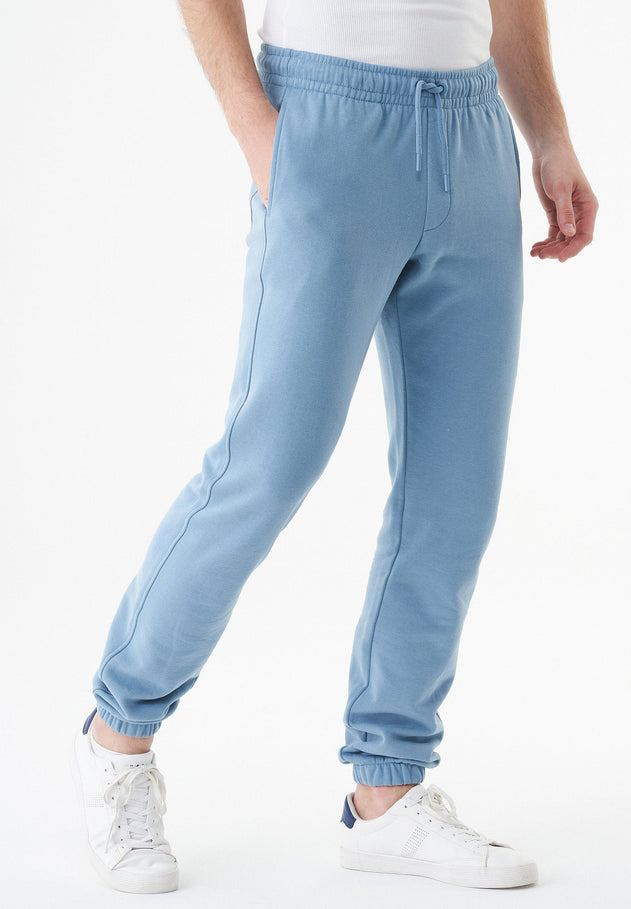 Pars Soft Touch Organic Cotton Sweatpants Steel Blue