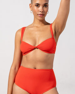 Balconette Bikini Top Papaya