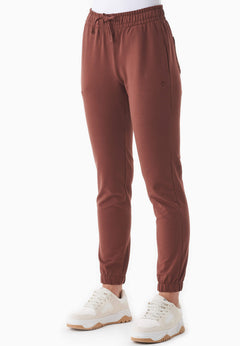 Peera Light Organic Cotton Sweatpants Coffee Brown