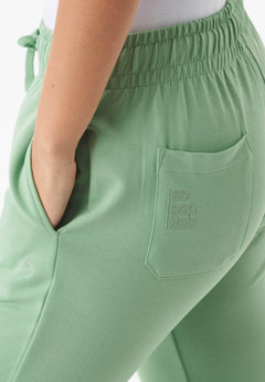 Peera Light Organic Cotton Sweatpants Mineral Green