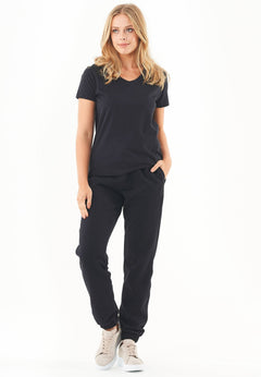 Perrie Soft Touch Organic Cotton Sweatpants Black