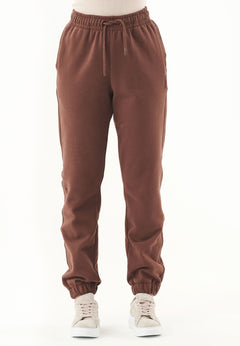 Perrie Soft Touch Organic Cotton Sweatpants Coffee Brown