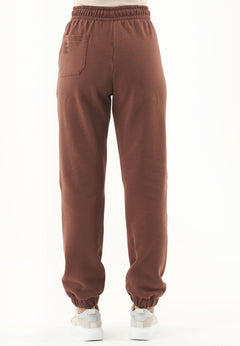 Perrie Soft Touch Organic Cotton Sweatpants Coffee Brown