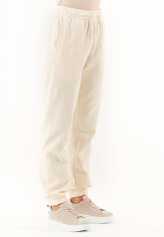 Perrie Soft Touch Organic Cotton Sweatpants Off White