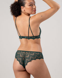 Lace Cheeky Pine Green