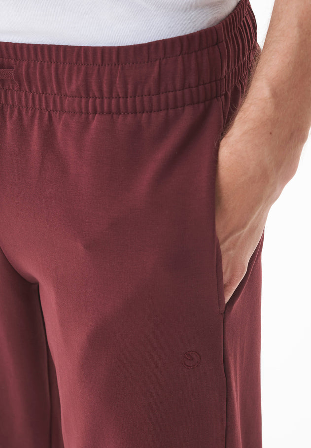 Poyraz Light Organic Cotton Sweatpants Bordeaux