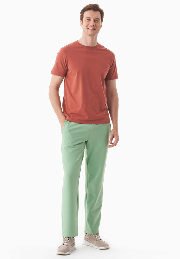 Poyraz Light Organic Cotton Sweatpants Mineral Green