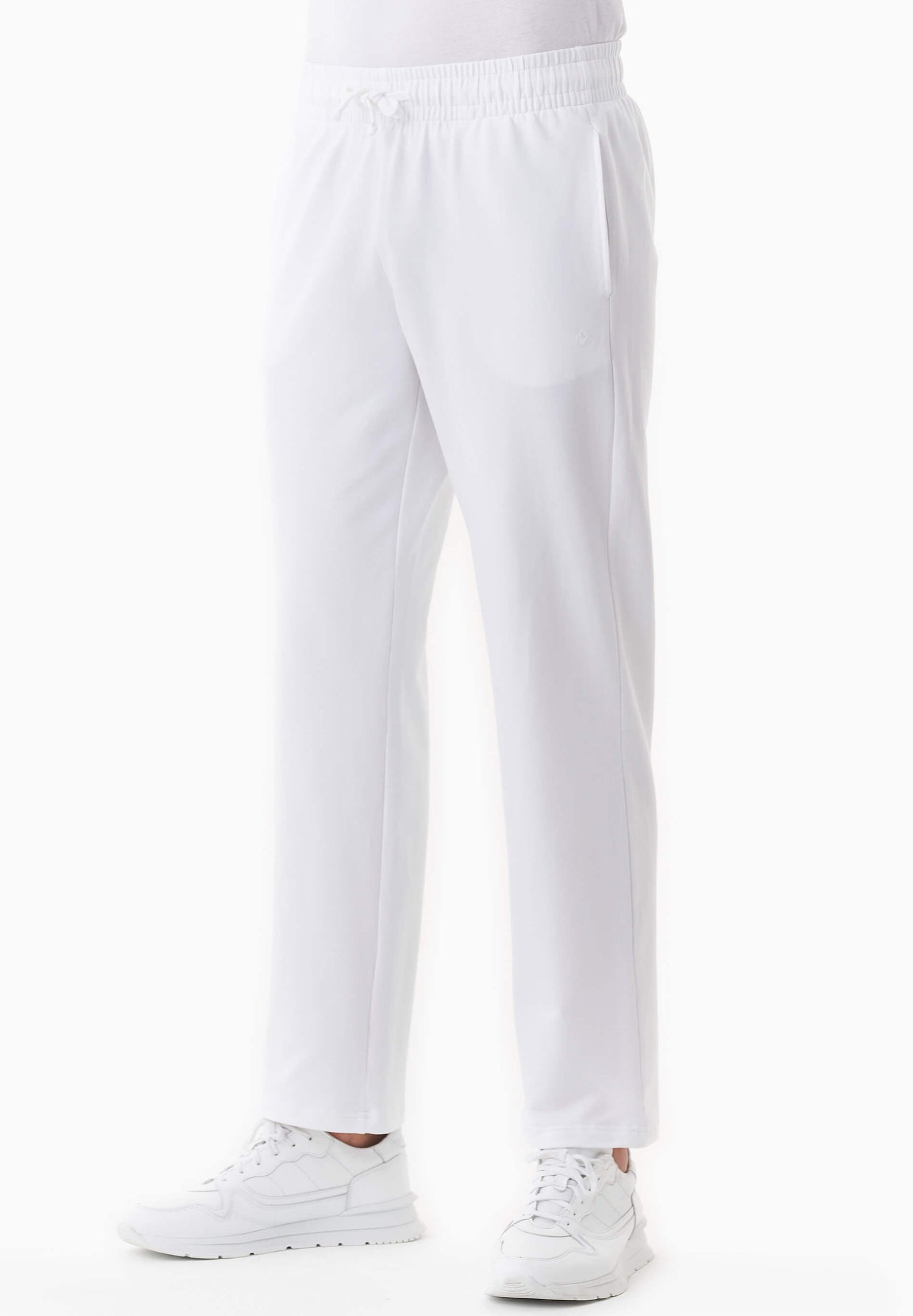 Poyraz Light Organic Cotton Sweatpants White