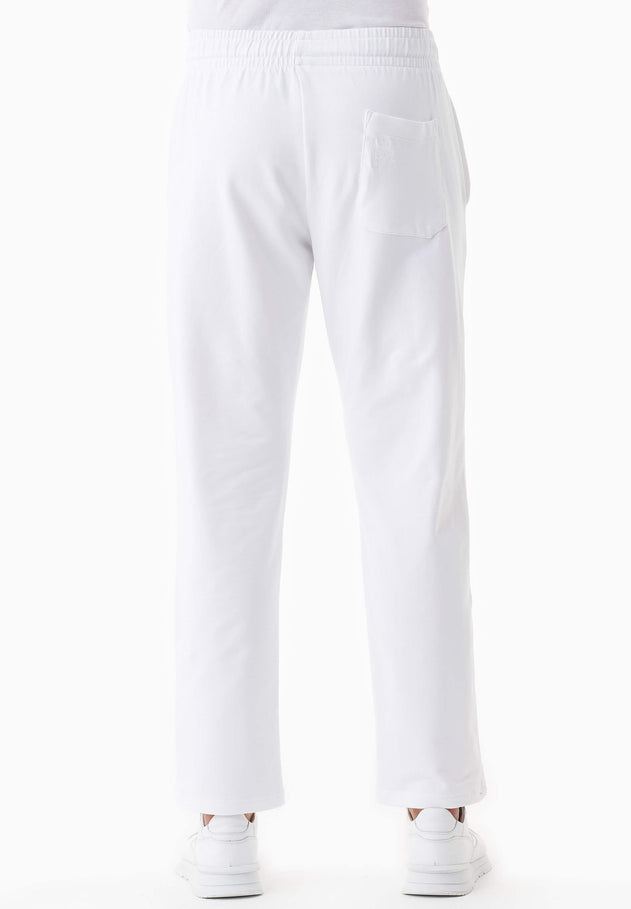 Poyraz Light Organic Cotton Sweatpants White