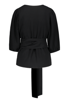 Wrap Blouse Black