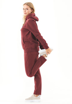 Pureen Soft Touch Organic Cotton Sweatpants Bordeaux