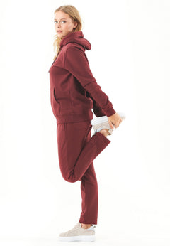 Pureen Soft Touch Organic Cotton Sweatpants Bordeaux