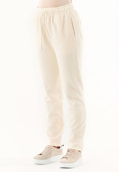 Pureen Soft Touch Organic Cotton Sweatpants Off White