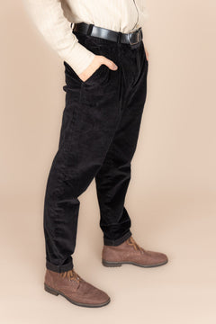 The Dacian Corduroy Trousers  Black