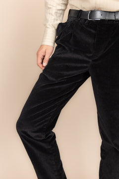 The Dacian Corduroy Trousers  Black