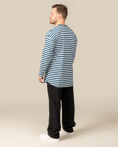 Long Sleeve T-Shirt Petrol Stripes