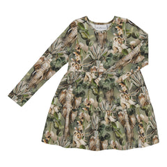 Kids' Print Layer Dress Animal Kingdom