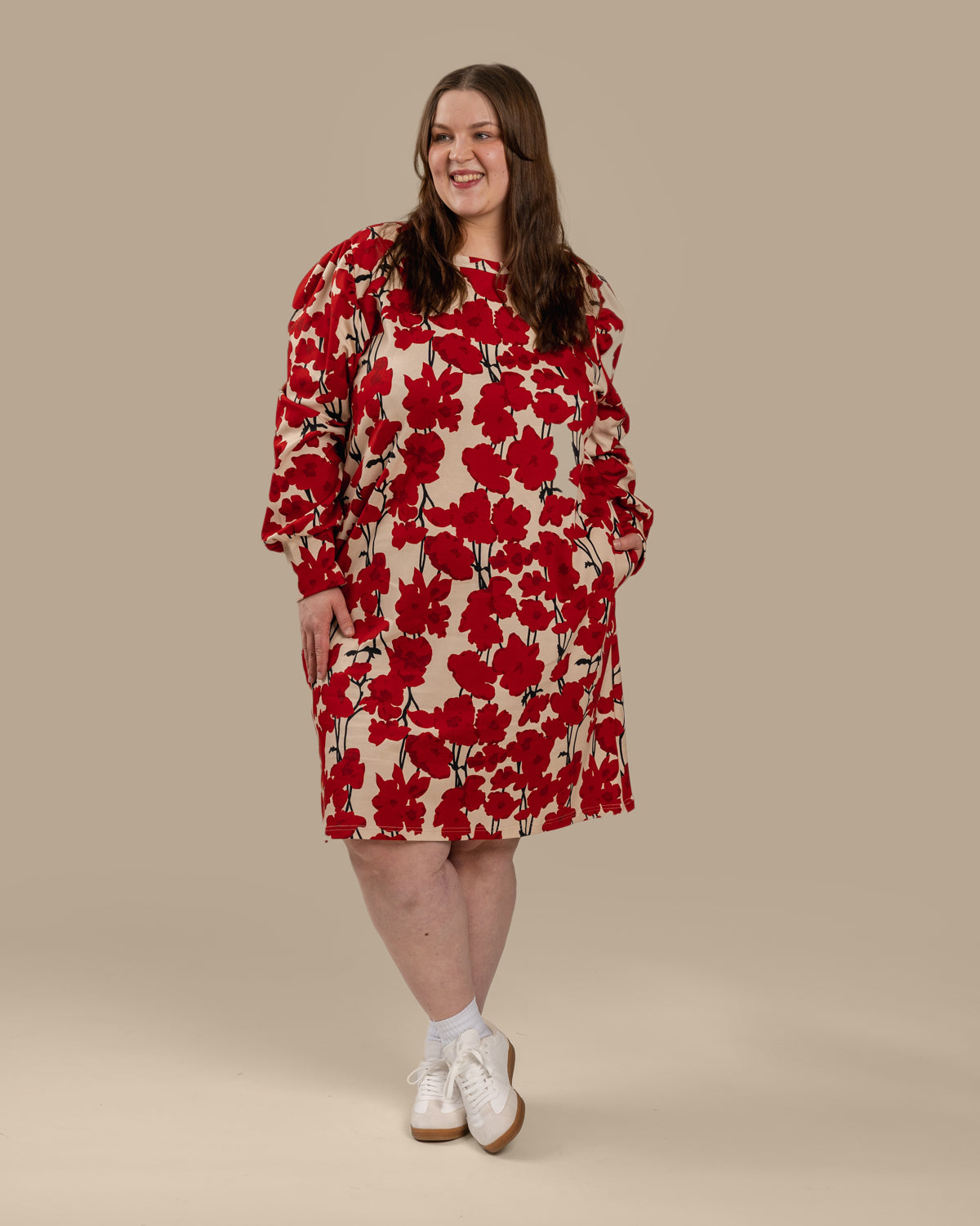 Puff-Sleeved Dress Valmut