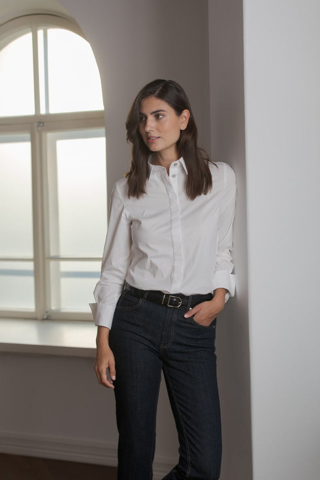 Regular Cotton Shirt White