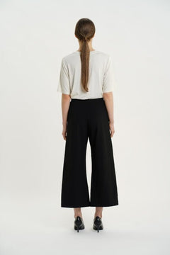 Lottie Wide Pants Black - RESIDUS - IVALO.COM