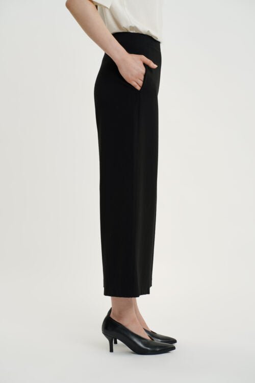 Lottie Wide Pants Black - RESIDUS - IVALO.COM