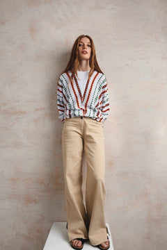Riri Cotton Tencel Jumper Multicolor