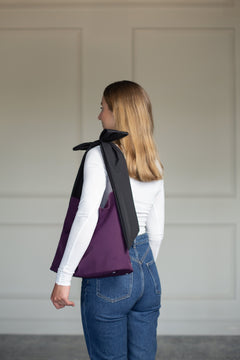 Rainsisters Bow Tote Bag Sugar Plum