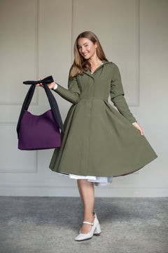 Rainsisters Bow Tote Bag Sugar Plum