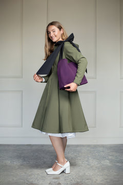Rainsisters Bow Tote Bag Sugar Plum