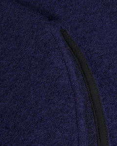 Thick Overshirt Wool-Blend Deep Purple