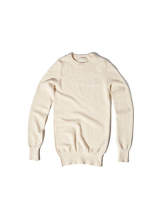 Lightweight Merino Crew Cream