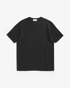 Ribbed Unisex T-Shirt Black