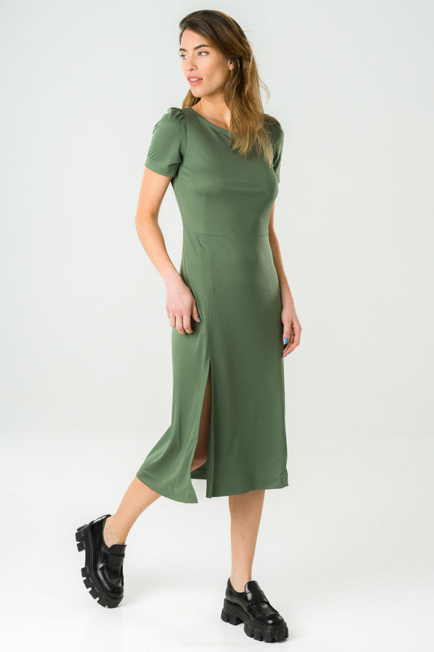 Victoria Dress Bronze Green