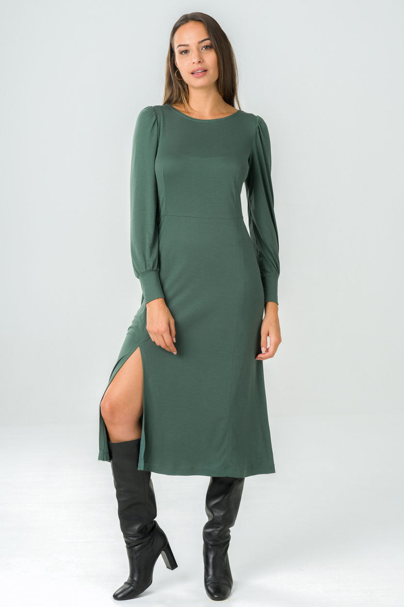 Victoria Midi Dress Green