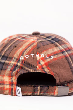 Floppy Cap Brown/Red Check