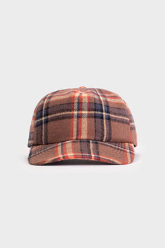 Floppy Cap Brown/Red Check