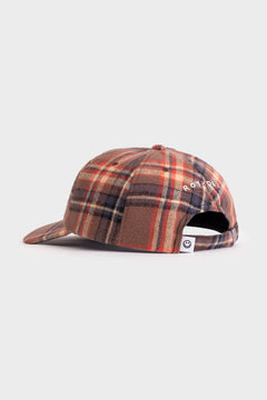 Floppy Cap Brown/Red Check